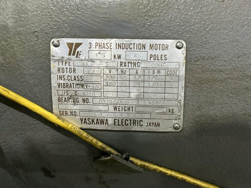 4" NOMURA MODEL #B-100WP TABLE TYPE HORIZONTAL BORING MILL 50 TAPER 96" TRAVEL: YOBRO #25193