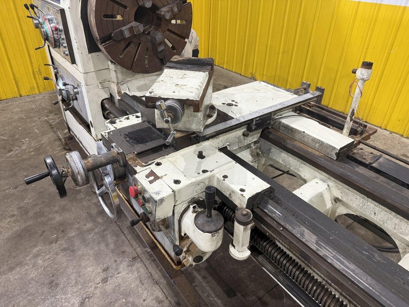 32" X 60" BIRMINGHAM MODEL #DL3260 GAP BED ENGINE LATHE, 2006, 5" HOLE : YOBRO #25340