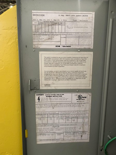 12' X 3/16" CINCINNATI 1412 MECHANICAL SHEAR. STOCK # 0446925.