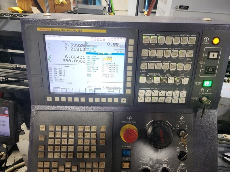 Star SW-20 CNC Swiss Lathe, 2021 – 20 mm Bar Capacity, 10-Axis Sliding Headstock | Fanuc 32i-B Control