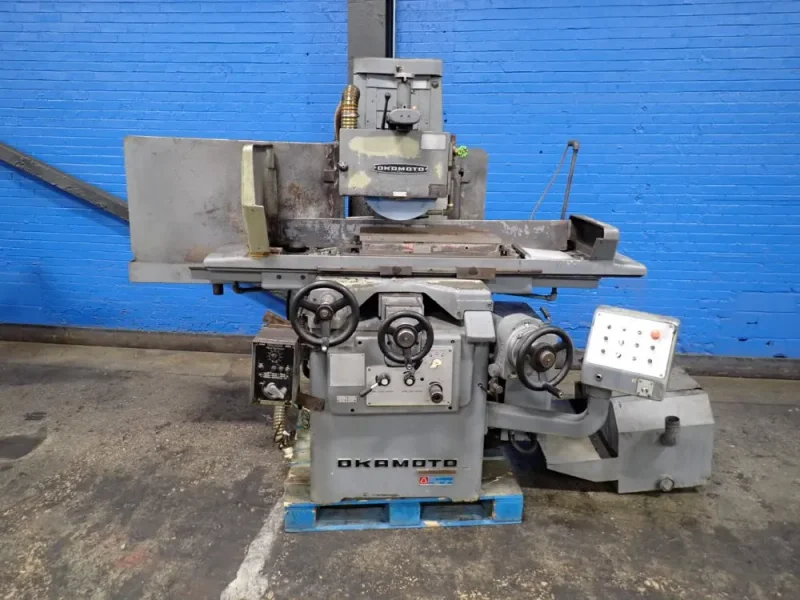 OKAMOTO 12" X 24" HYDRAULIC SURFACE GRINDER  -  ACCUGAR-124N