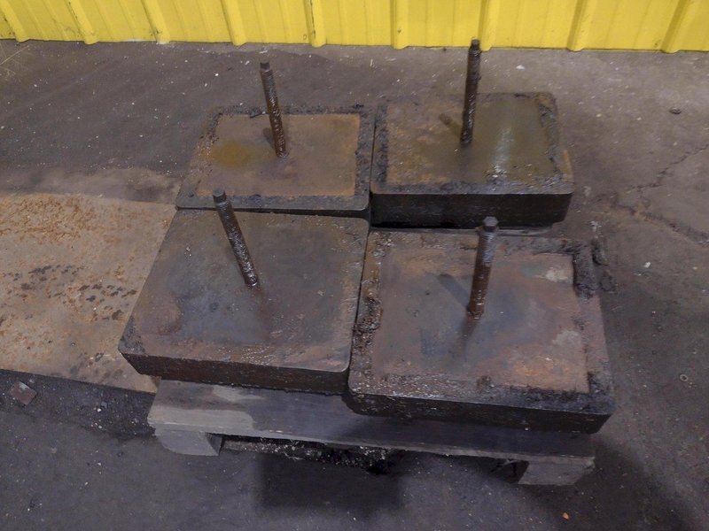 (4) VIBRA DYNAMICS PRESS VIBRATION ISOLATION FEET PADS: YOBRO #25161