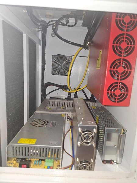 12″x12″ 60w 3D Radian Open Fiber laser Marking System, 2022 – Low hours