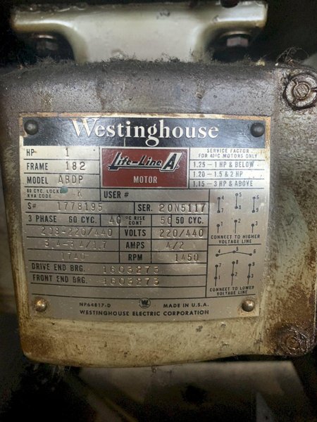 10" X 22" SOUTH BEND PRECISION SHOP LATHE. STOCK # 0746523.