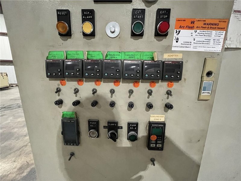 Black Clawson Used 6XTR 6&quot; Single Screw Extruder