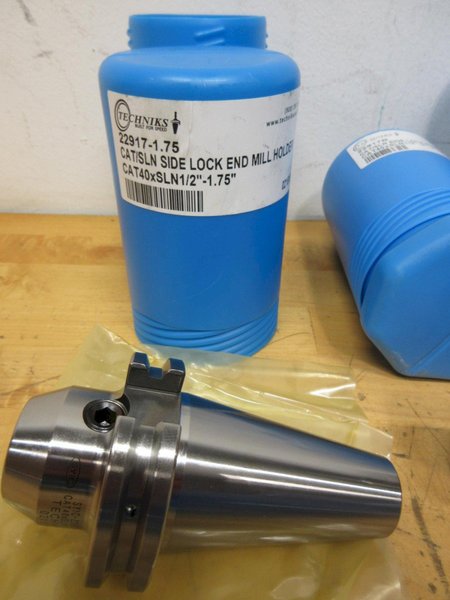 Techniks SYIC CAT40 Tool Holders (9 pcs) Assorted ***All New In Packaging***- Auction Item