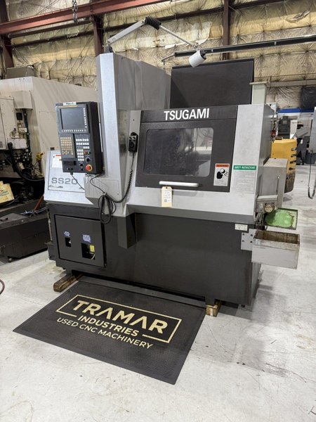 2008 Used Tsugami SS20 CNC Swiss Style Lathe For Sale