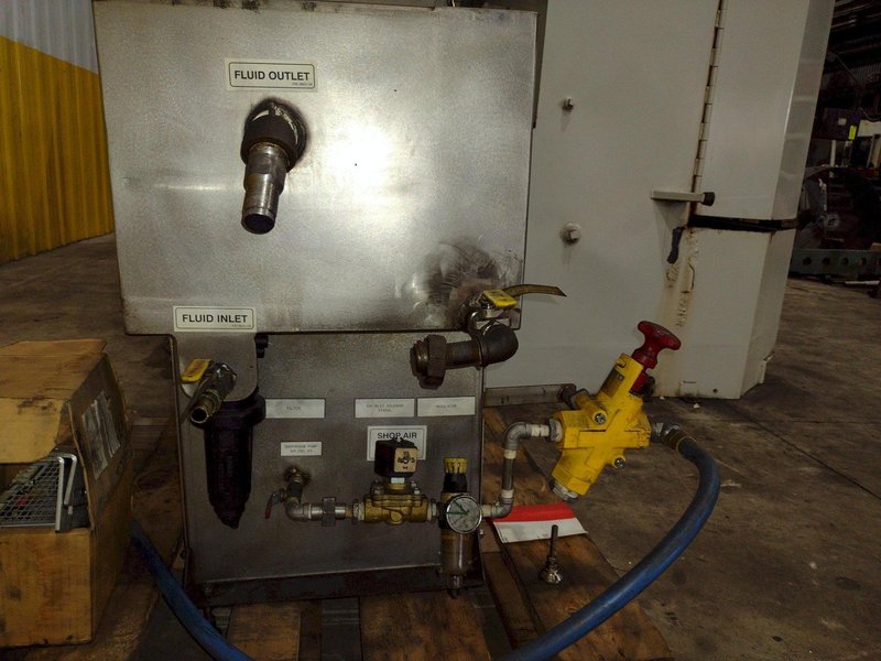40&quot; X 60&quot; BETTER ENGINEERING MODEL #F4000-LXP ROTARY TABLE PARTS WASHER: YOBRO #24041