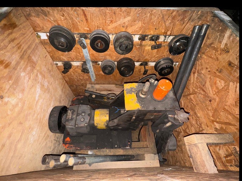 1.25&quot; TO 24&quot; PACE MODEL #1023 PORTABLE ROLL GROOVER WITH TOOLING: STOCK #23123