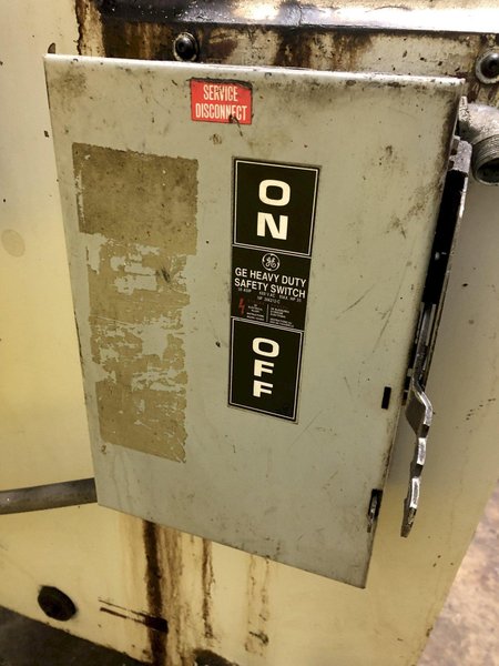 48" X 3/16" BIRMINGHAM MODEL #H-0445 HYDRAULIC SHEAR: STOCK #16941