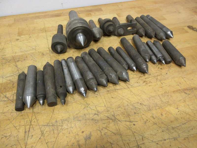Dead or Alive Centers, Assorted Sizes #2 - #5 Morse Tapers- Auction Item