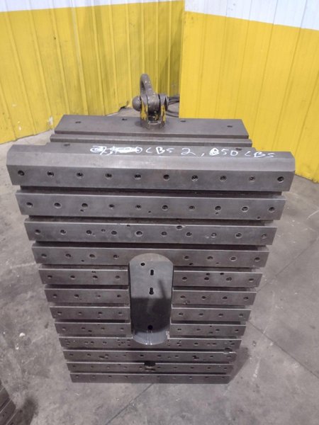(2) 48" H X 29.5" W X 29" DEEP STEEL ANGLE PLATES: YOBRO #25794