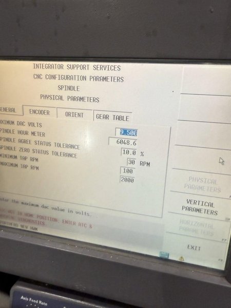 Hurco VMX-30 VMC, 2009 – WinMax Software, Big Plus Spindle, Rigid Tap