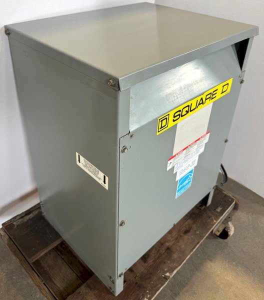 15 KVA Square D Transformer Cat. No. EE15T151HCT, HV 480, LV 240, 3 Phase