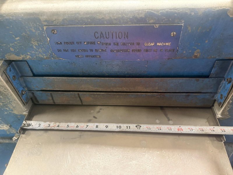 20" X .078" SCHUBERT 19 ROLL MODEL WM2/500 COIL STRIP STRAIGHTENER PRECISION LEVELER: Stock 14630