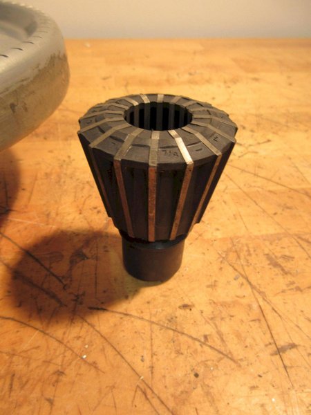 Jacobs Spindle Nose Lathe Chuck w/ 7/8" &amp; 1-3/16" Rubber Collets With Hardinge 8050 Standard Thread- Auction Item