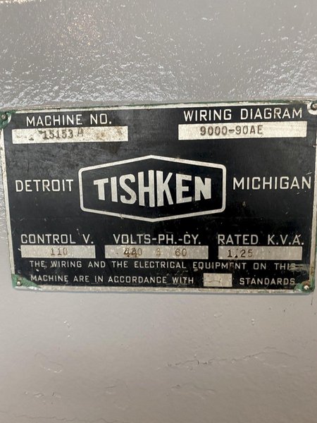 7/16 STAND X 1-3/4&quot; X 12&quot; TISHKEN MODEL 16-HMW-1-3/4 ROLLFORMER. STOCK # 0737321
