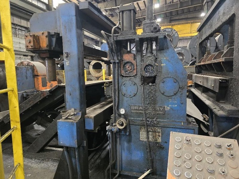 72" x .250" x 80,000# BRADBURY CUT TO LENGTH LINE