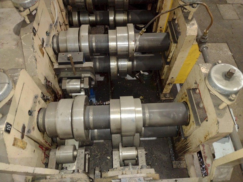 10 STAND X 2.5" X 21" KANE &amp; ROACH MODEL #2ST-CRFM ADJUSTABLE WIDTH "C &amp; Z PROFILE" ROLLFORMER: STOCK #11366