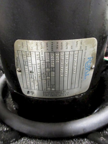 Royal Filtermist Model F1200 Mist Collector with Allen Bradley Electrical Switch- Auction Item