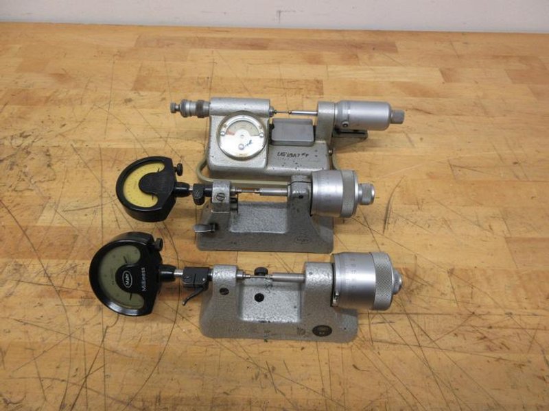 Mahr Millimess (2) and Etalon (1), 0-1" Bench Pressure Micrometers- Auction Item