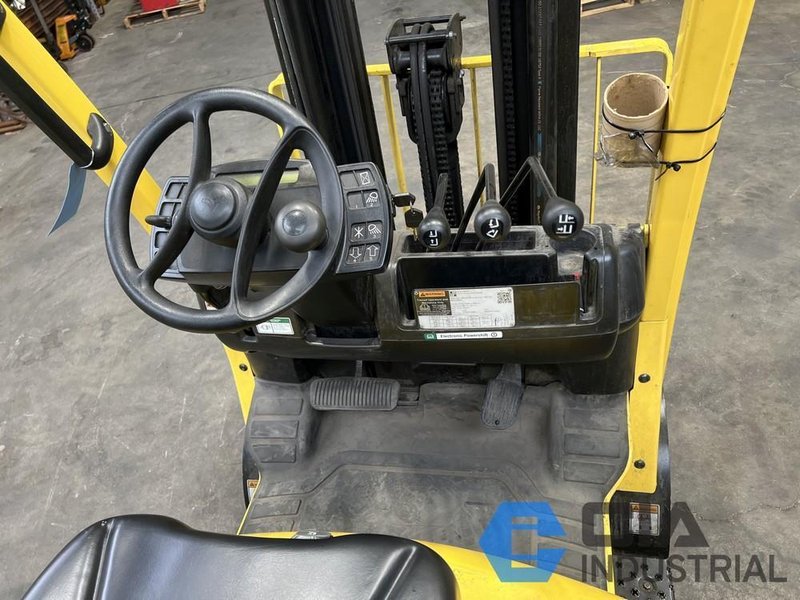 2021 - 5,000 LB. HYSTER S50FT SOLID TIRE LP GAS FORKLIFT