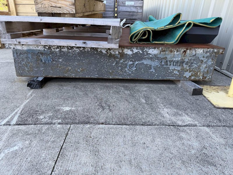 72&quot; X 288&quot; X 12 CAST IRON LAYOUT TABLE.STOCK # 1002725