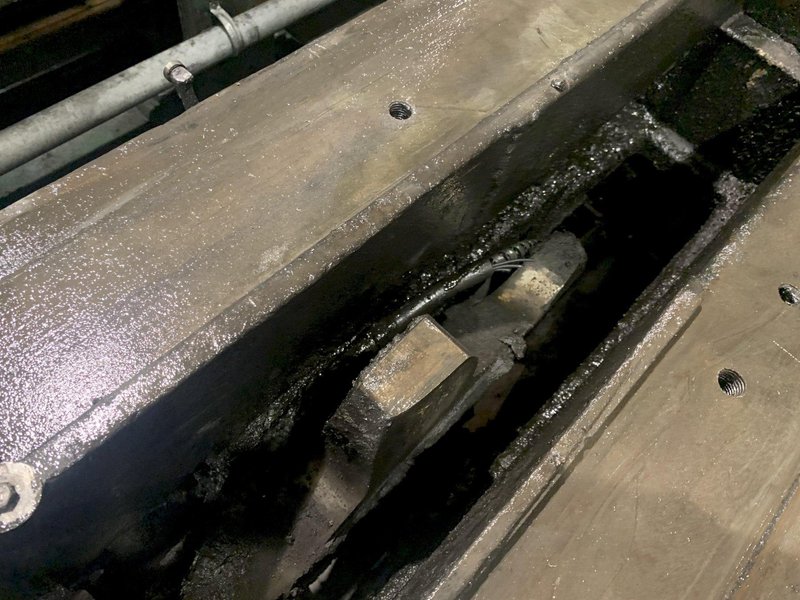 50,000 LBS x 38&#039; VAUGHN DOUBLE PULL/ SINGLE CHAIN DRAW BENCH: STOCK #13578