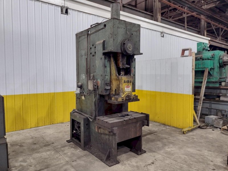 110 TON AIDA MODEL #PR-XGC-100 GAP FRAME PRESS 6.6&quot; STROKE: STOCK #22886