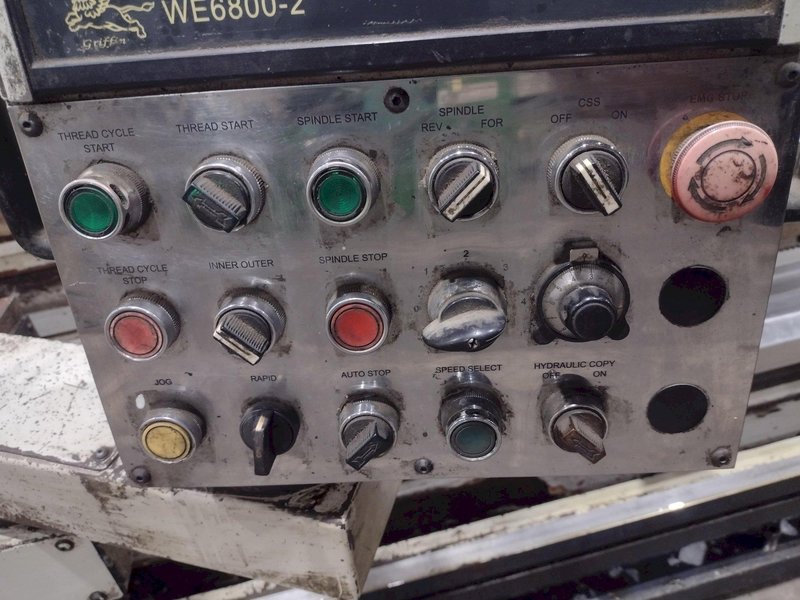 35" x 120" WILLIS MODEL #PK35 HOLLOW SPINDLE ENGINE LATHE 10" HOLE: YOBRO #24547