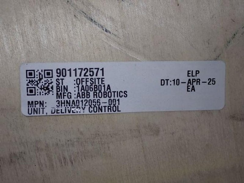 ABB DELIVERY CONTROL UNIT  -  3HNA012056-001