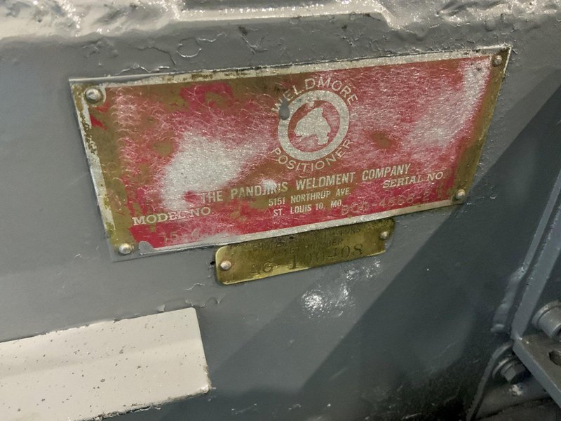 1500 LB PANDJIRIS MODEL 15-4 WELDING POSITIONER: STOCK #80979