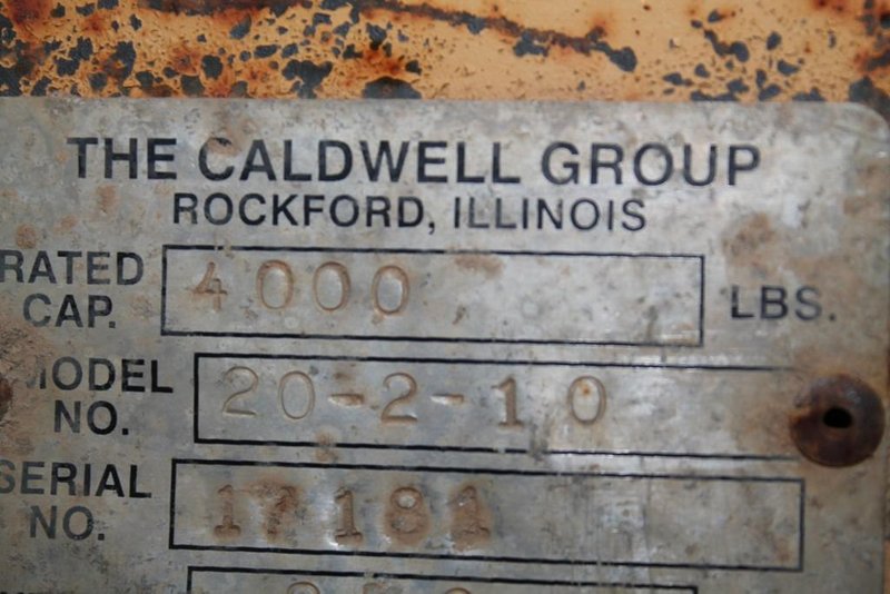 2 TON X 10' CALDWELL SPREADER BAR: STOCK #63476