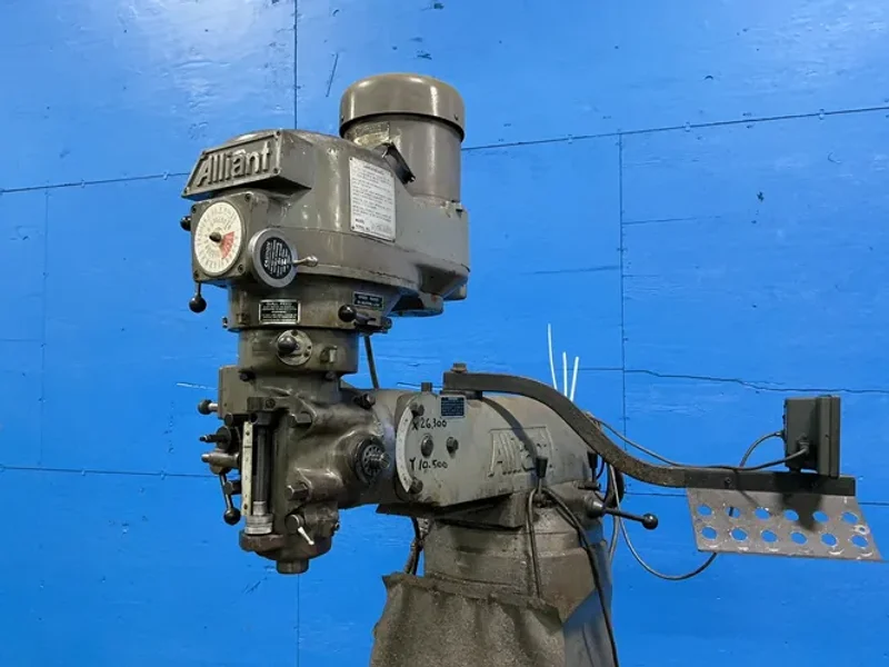 ALLIANT 9” X 42” VERTICAL MILL  -  ALLIANT 11/TMV