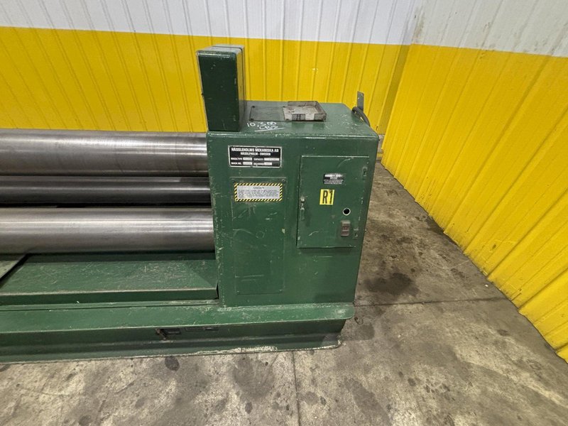 12&#039; X 1/4&quot; ROUNDO MODEL #PS-205 DOUBLE PINCH HYDRAULIC 3 ROLL PLATE ROLL: STOCK #23118