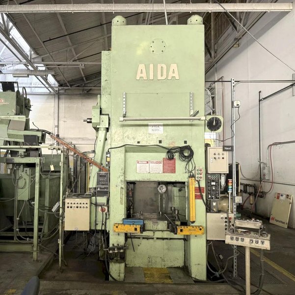 630 TON AIDA K-630 KNUCKLE JOINT PRESS. STOCK # 0758426