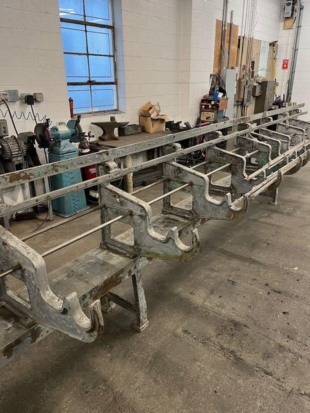 1/2&quot; Lewis Model 9FHA High Speed Flying Shear Wire Straightener &amp; Cutoff