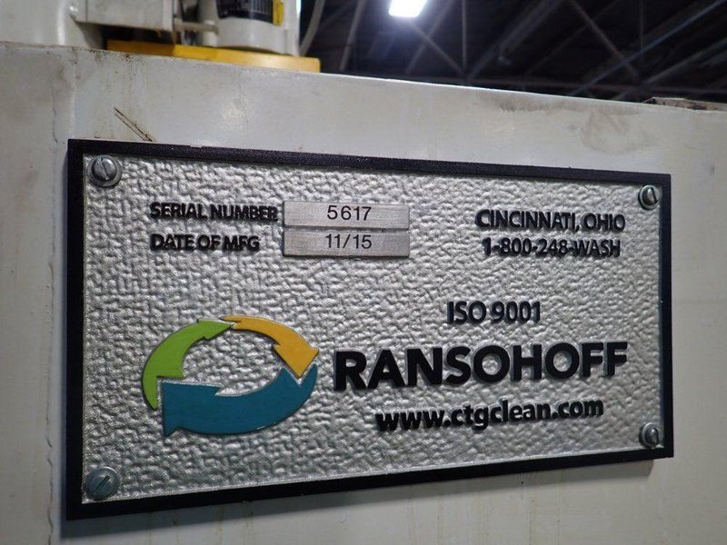RANSOHOFF 210 GAL CONVEYORIZED PARTS WASHER
