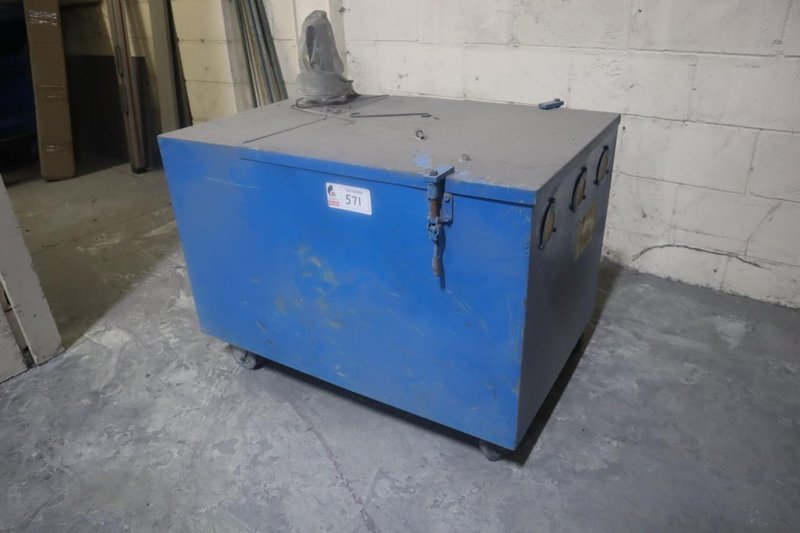Powder Coating Rolling Hopper- Auction Item