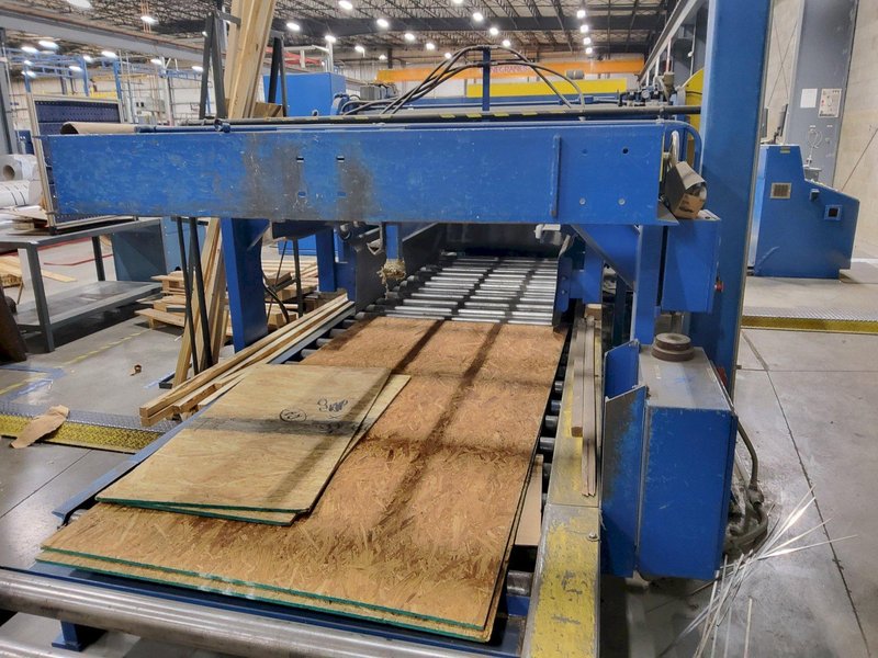 48" x 20,000 LBS X .080" HERR VOSS CUT-TO-LENGTH LINE W/ PRECISION LEVELER: STOCK #22693