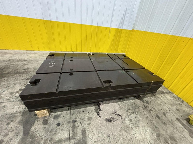 60&quot; X 90.5&quot; X 13&quot; T SLOTTED FLOOR PLATE: STOCK 11835