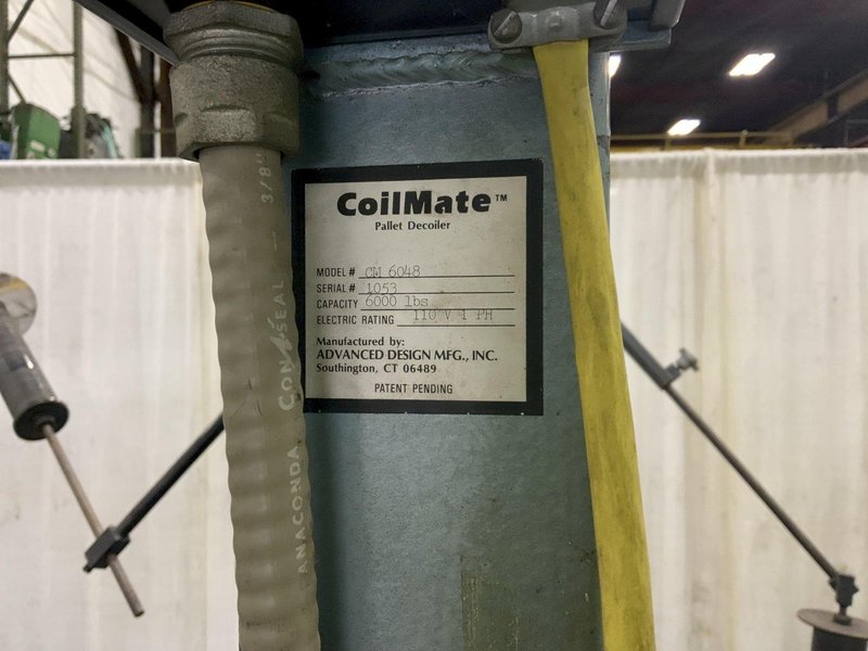 6,000-LB COILMATE MDL CM6048 PALLET TYPE UNCOILER : STOCK #81045