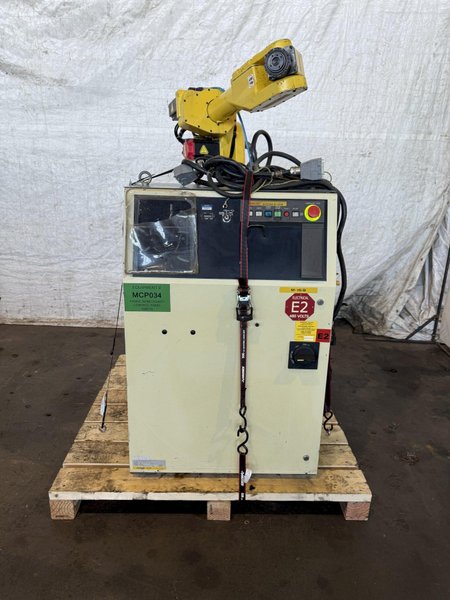 FANUC M-6iB/20 6 AXIS ROBOT W/ R-J3IB CONTROLLER. STOCK # 1005624