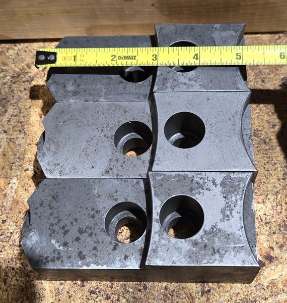 BUNDLE of Hardened Steel Jaws &amp; Soft Jaws SET USED