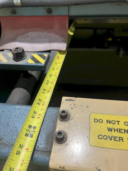 4&#039; (48&quot;) X 10 GA AMADA MODEL #S-1232 HYDRAULIC SHEAR: STOCK #18197