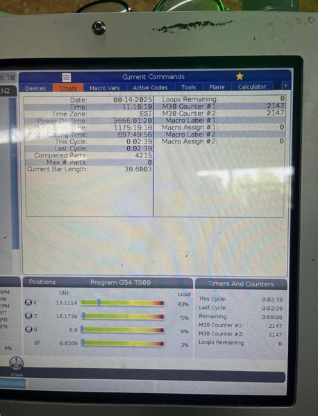 Haas ST-20 CNC Lathe, 2023 – Bar Feeder, Tool Presetter, Parts Catcher, Tailstock