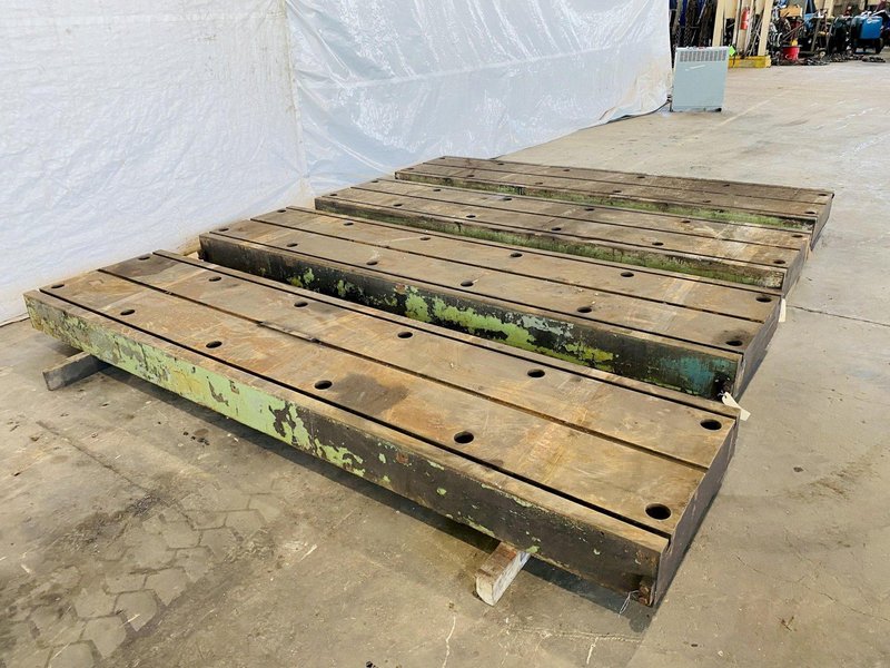 62&quot; X 262&quot; X 8&quot; T SLOTTED FLOOR PLATES. STOCK # 0317522