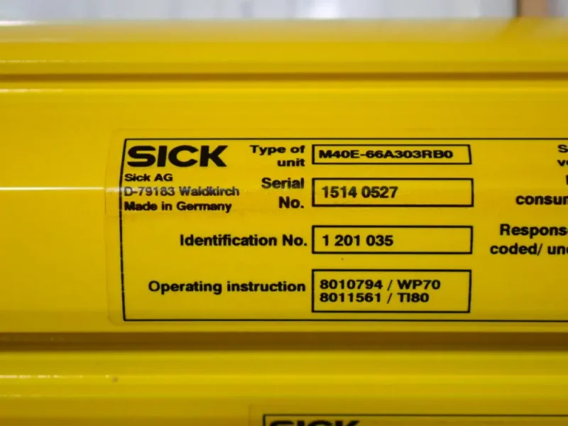 Sick  M400 Light Curtain  - M40e-66a303rb0
