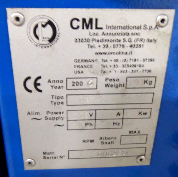 2-1/2&quot; Ercolina Rotary Draw Mandrel Bender, Programmable, 10&#039; Mandrel Table, 2006, Excellent