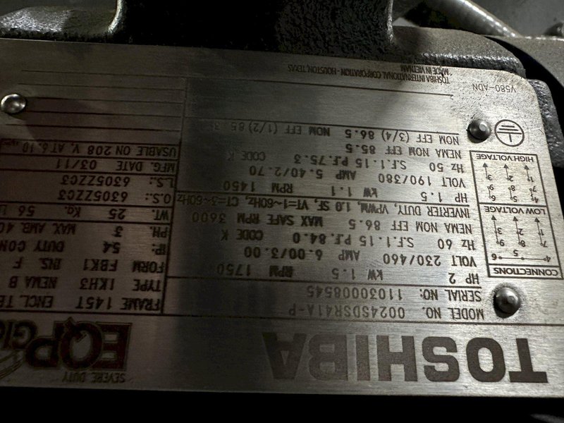 60,000 LBS PANDJIRIS TANK TURNING ROLLS: STOCK #78083